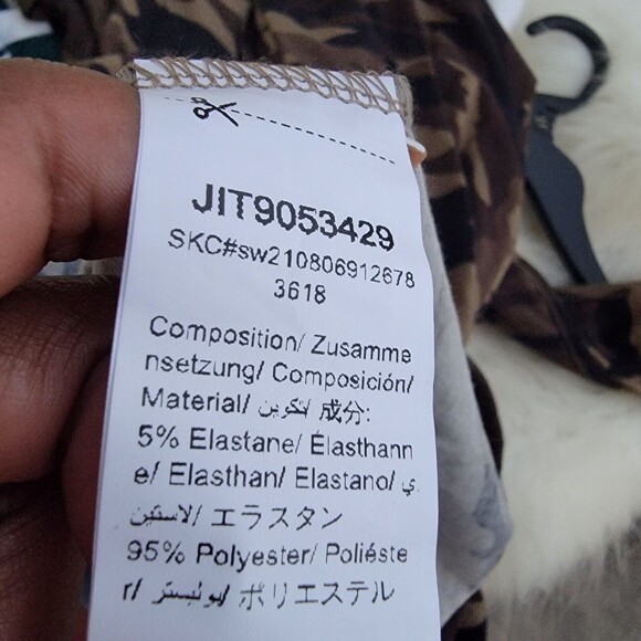 shein curve camo print maxi dress wmns sz 3XL - Picture 4 of 4